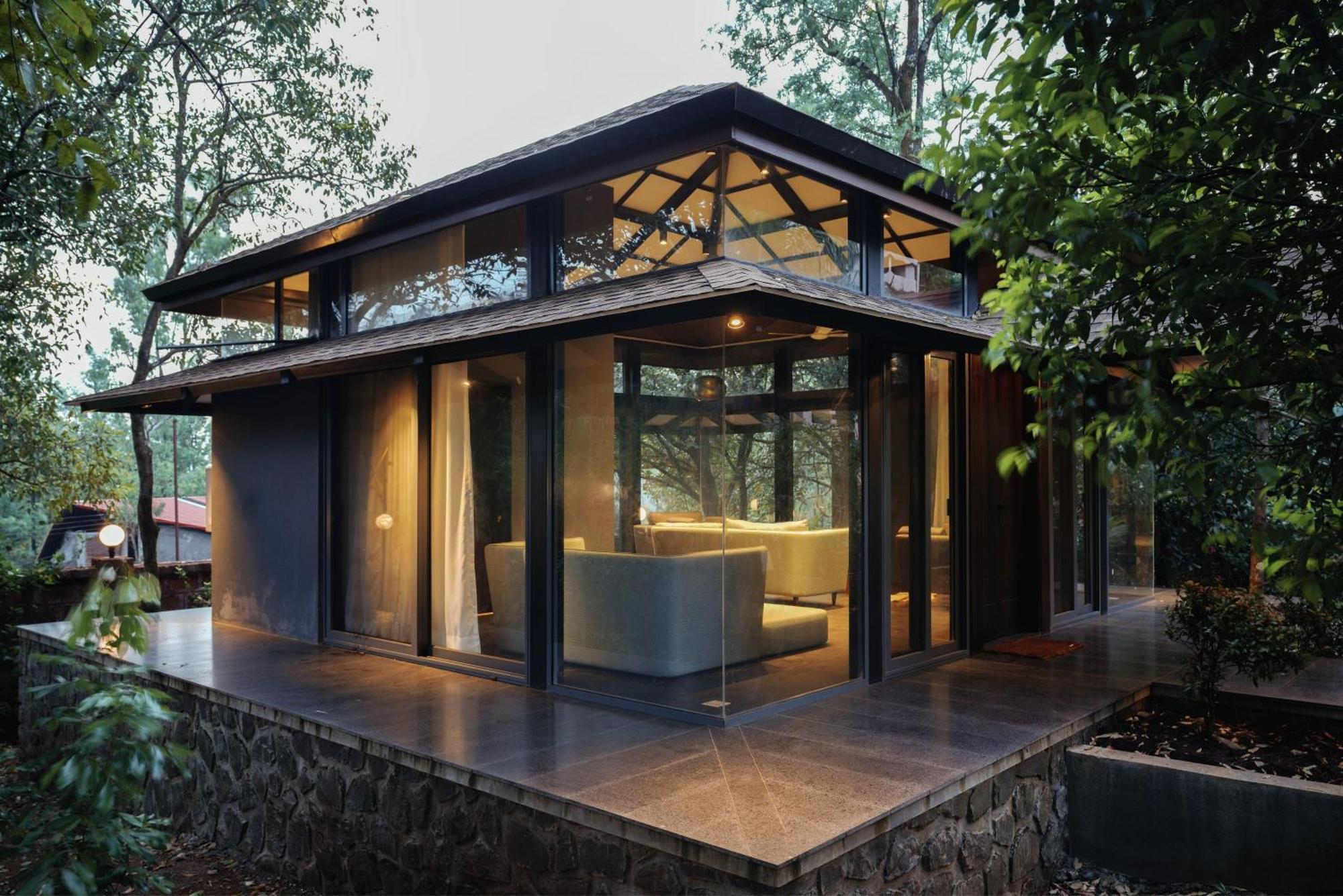 Saffronstays The Glasshouse, Panchgani - Beautiful Glass Villa For Couples Bagian luar foto